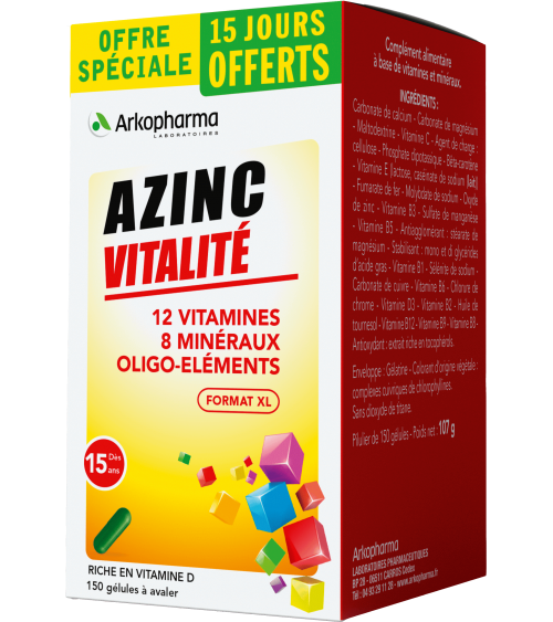 AZINC VITALITE 120 CPR + 30...