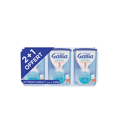 GALLIA - CALISMA CROISSANCE – ECOPACK 3 X 800 G